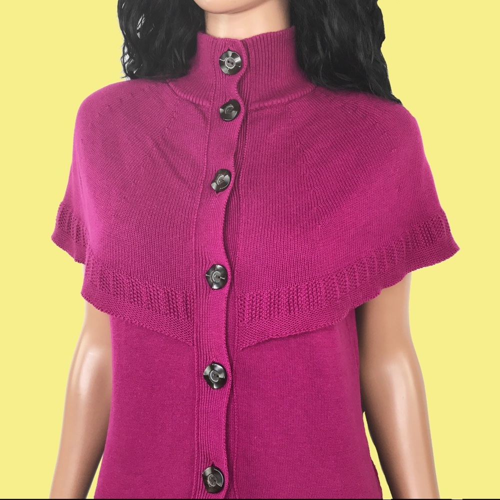 Moth. Plum High-neck Sweater